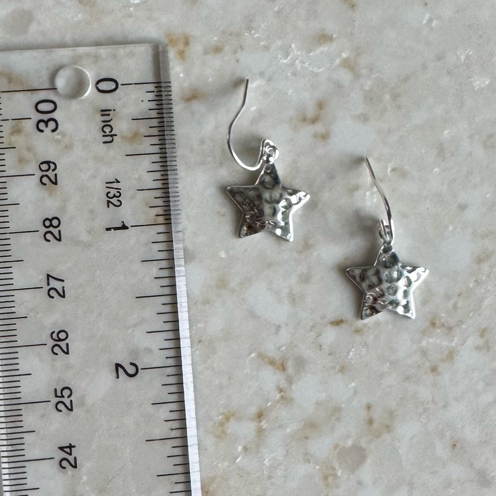 NWOT Sundance Glimmering Stars Earrings, Sterling Silver - Picture 7 of 7